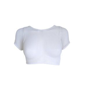 fishnet micro crop top